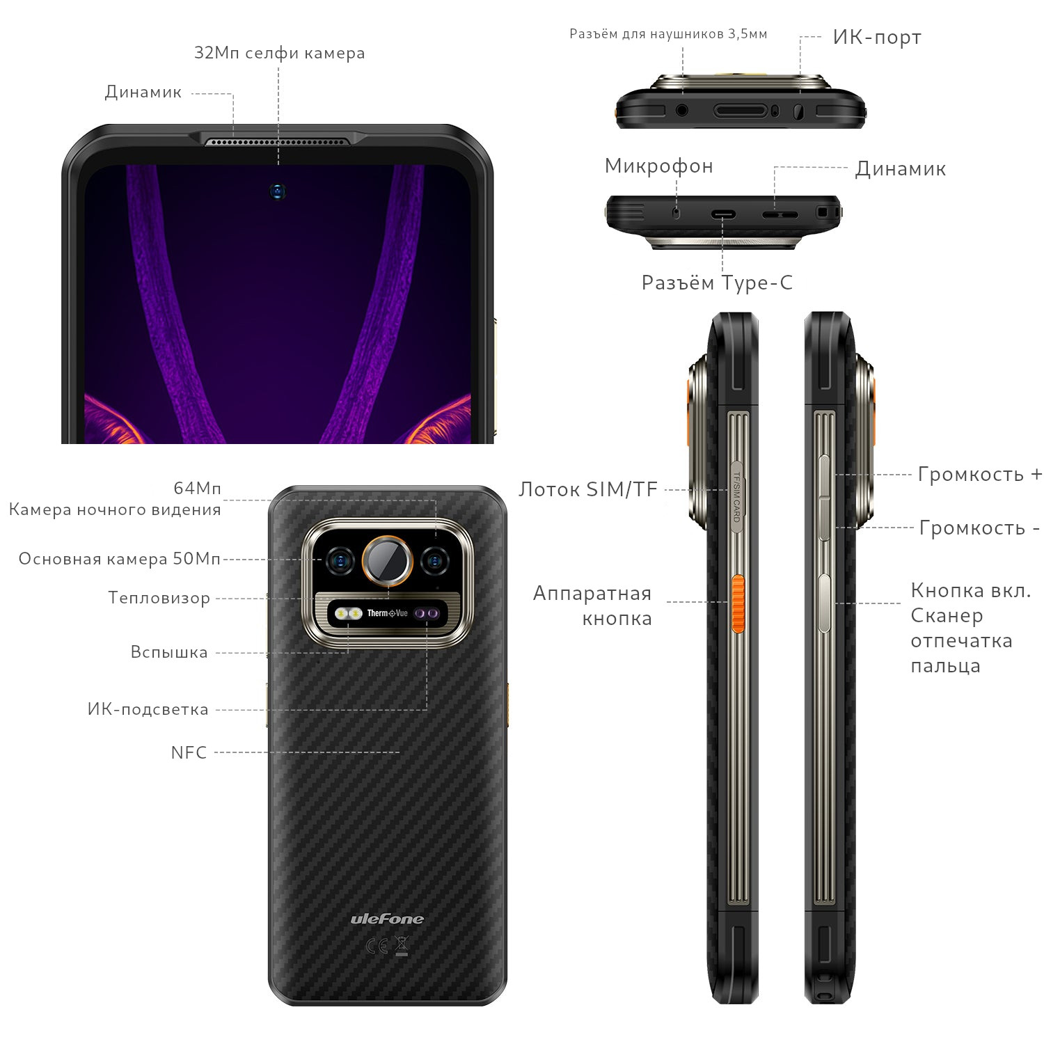 Ulefone Armor 25T Pro купить в Санкт-Петербурге, смартфон Ulefone Armor 25T  Pro на официальном сайте, обзор, цена, характеристики