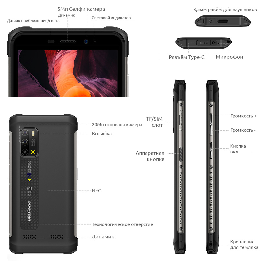 Ulefone Armor X10 Pro купить в Санкт-Петербурге, смартфон Ulefone Armor X10  Pro на официальном сайте, обзор, цена, характеристики